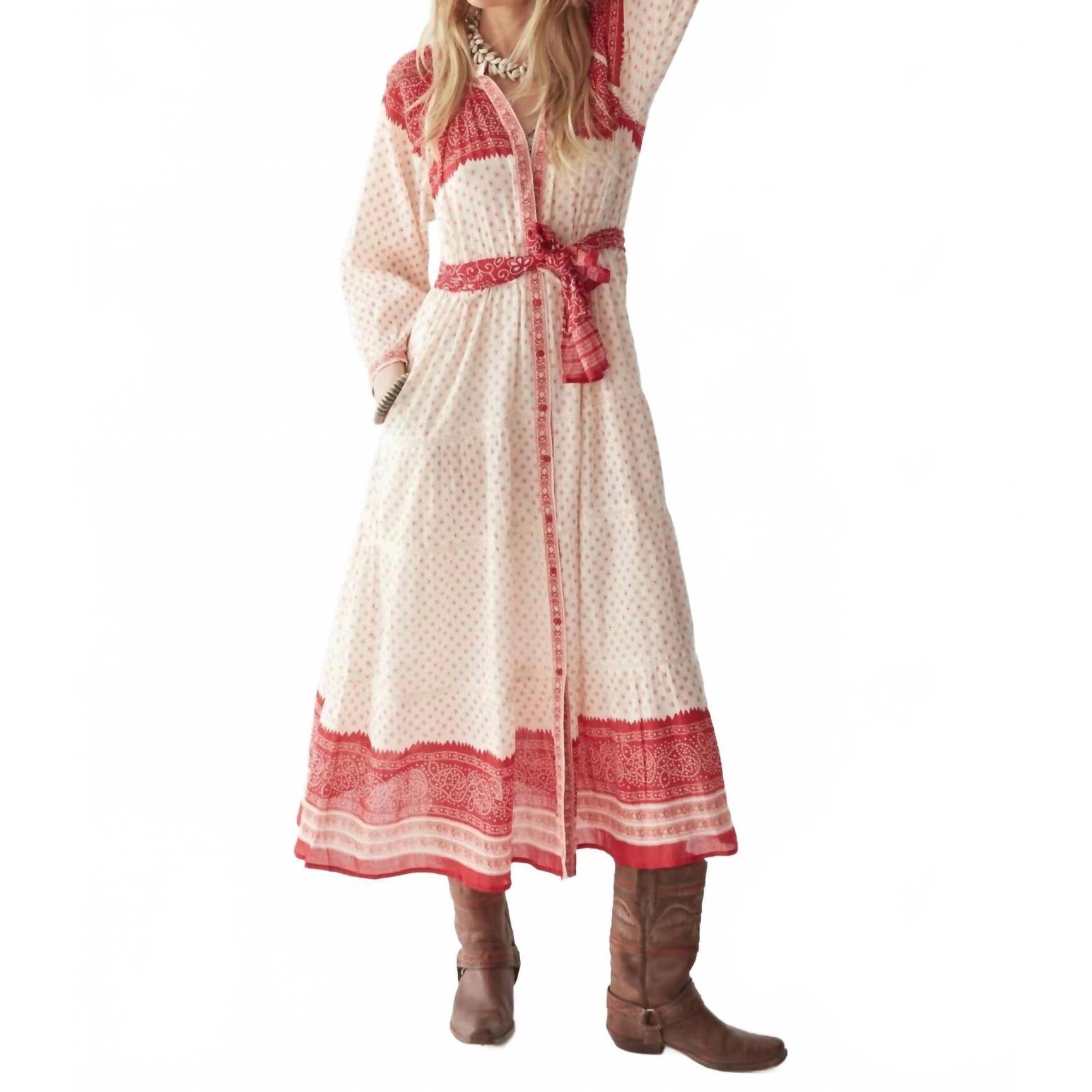 New Maison Hotel Triana Dress In Passion Red